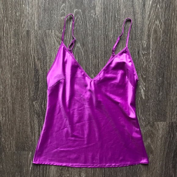 Zara Tops - SOLD ✨ ZARA Satin Party Cami Tank